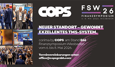 corima by COPS auf dem 37. Finanzsymposium in Wiesbaden